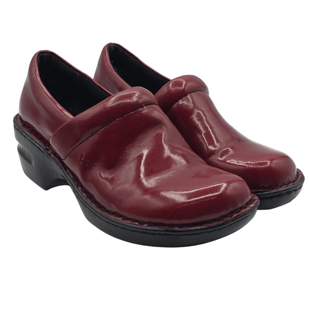BOC Born Shoes Women's Size 7 38 Red Slip‎ On Witchy Dark Fairy Vamp Whimsigoth